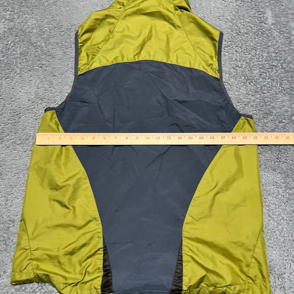 PATAGONIA Unisex Large Velocity 02 Wind Vest Medium Light Green Gray Vintage - Picture 5 of 8